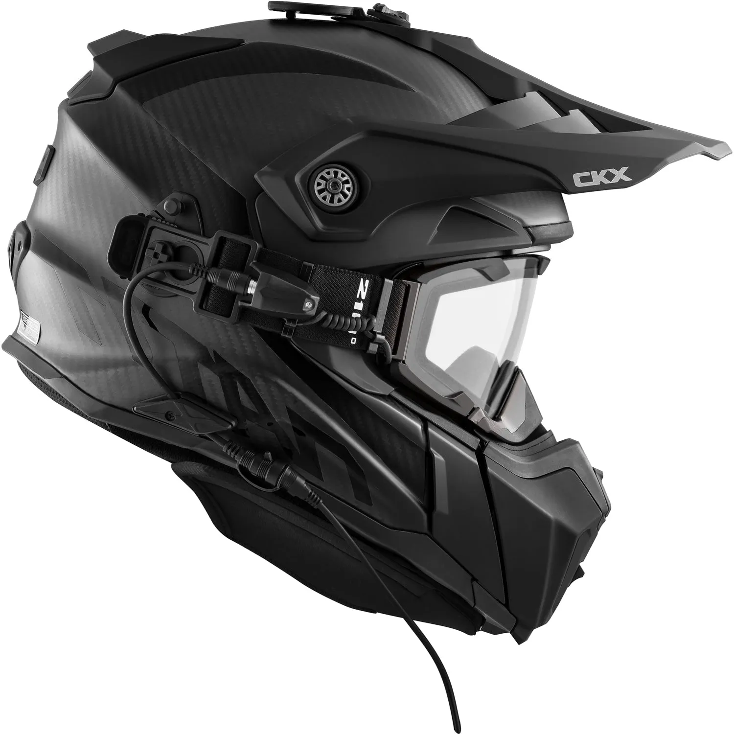 CARBON FIBER ORIGINAL - ELECTRIC COMBO TITAN HELMET