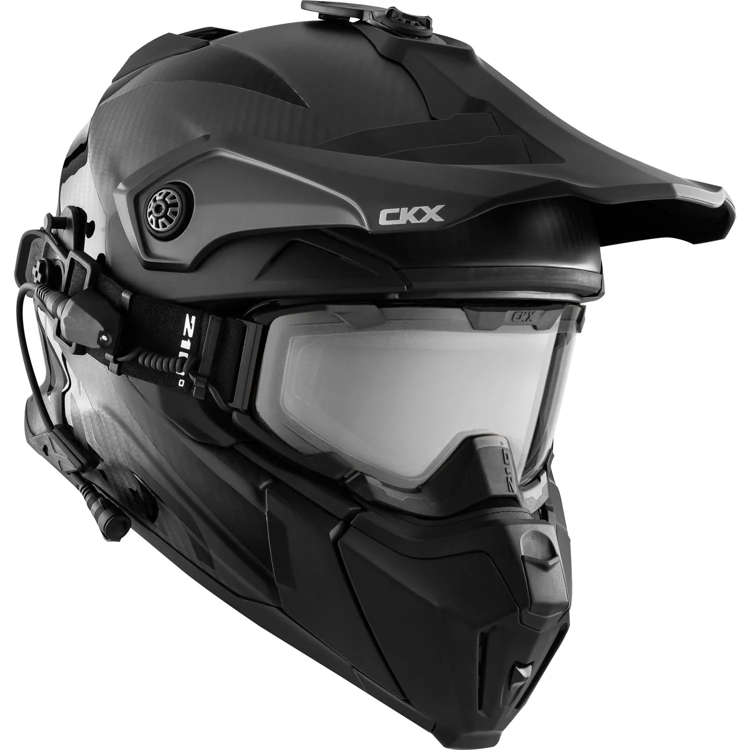 CARBON FIBER ORIGINAL - ELECTRIC COMBO TITAN HELMET