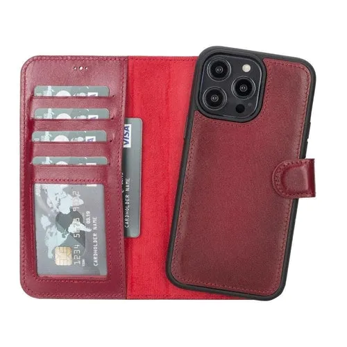 Casper iPhone 12 Series Detachable Leather Wallet Case