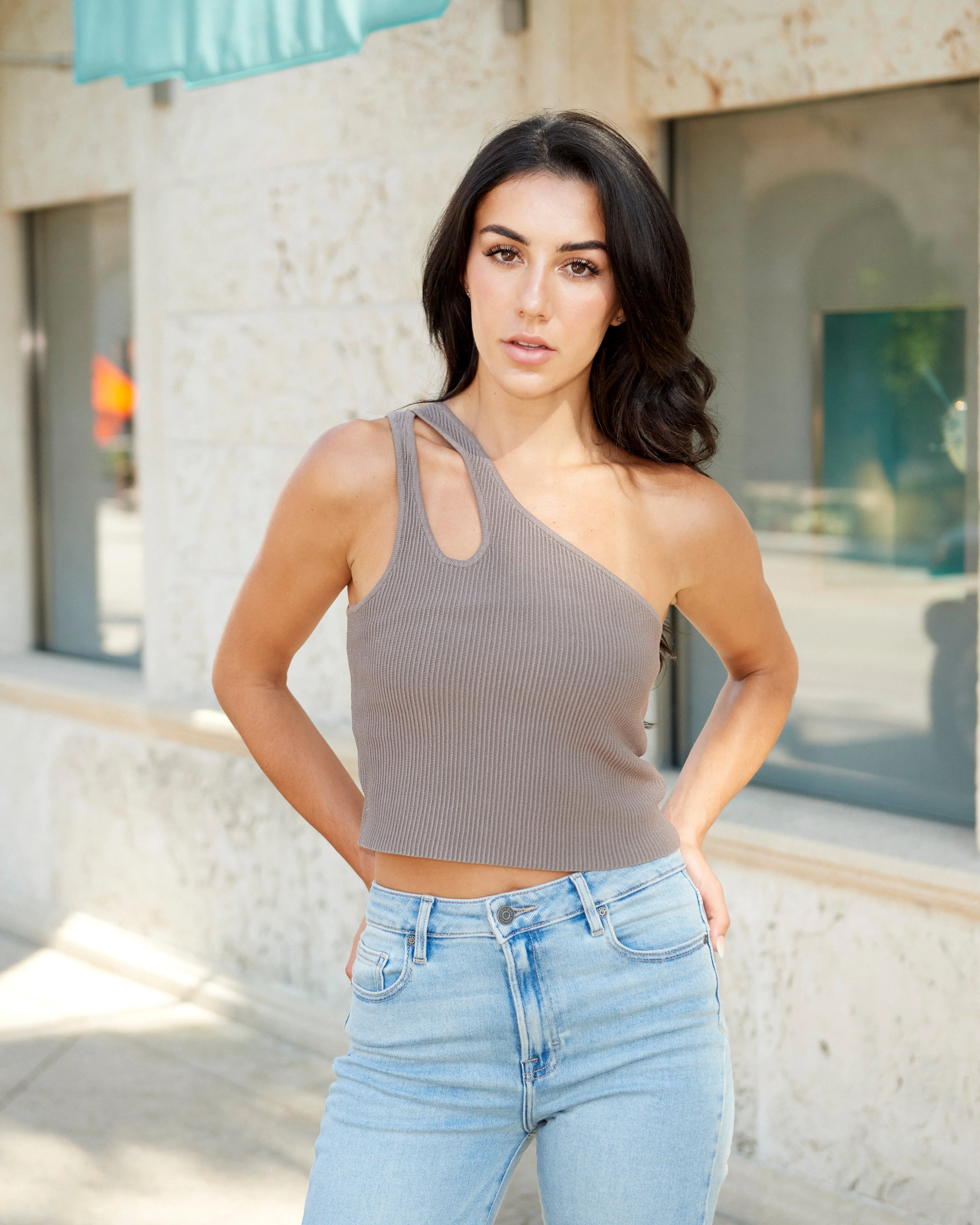 Cecilia One Shoulder Top
