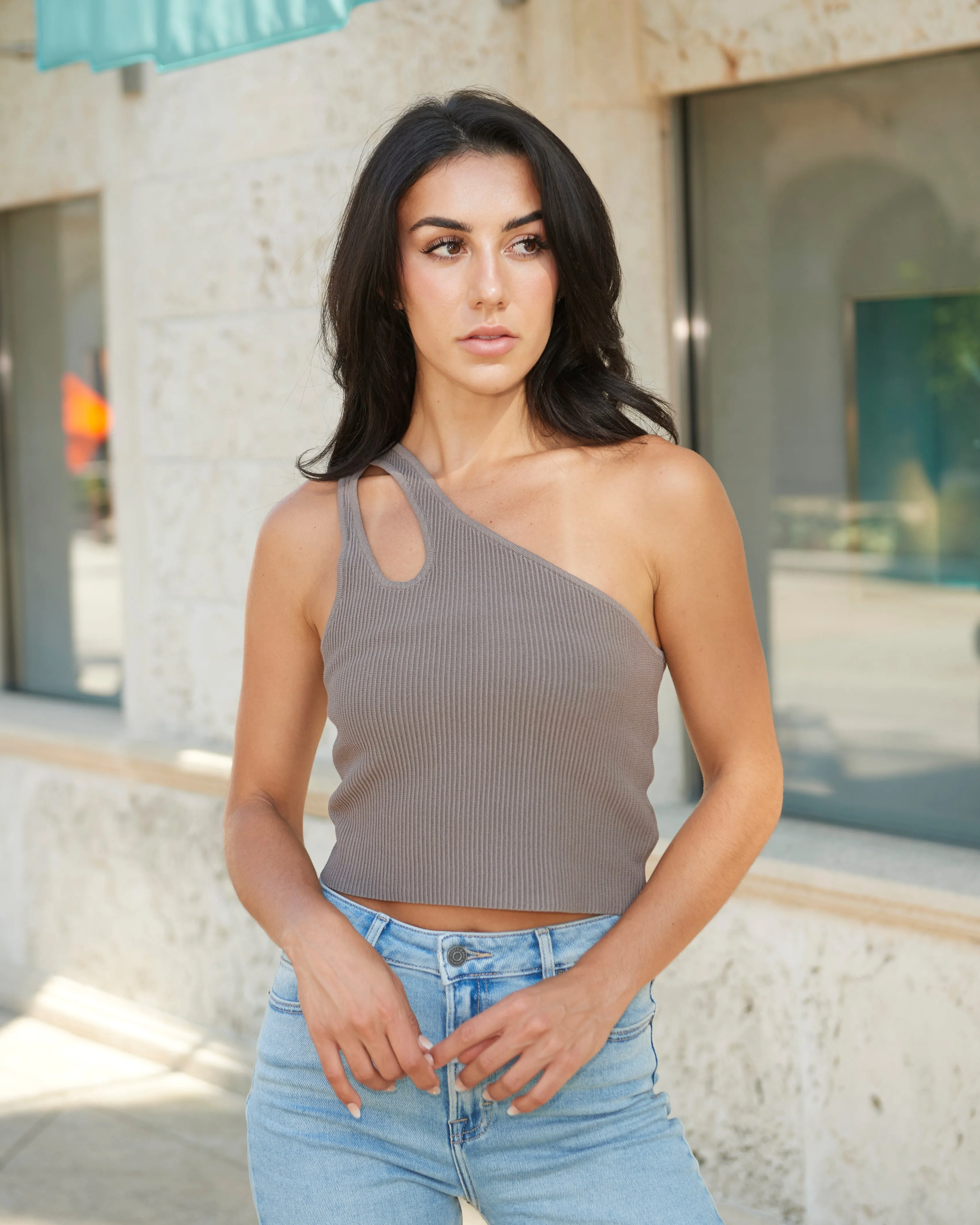 Cecilia One Shoulder Top