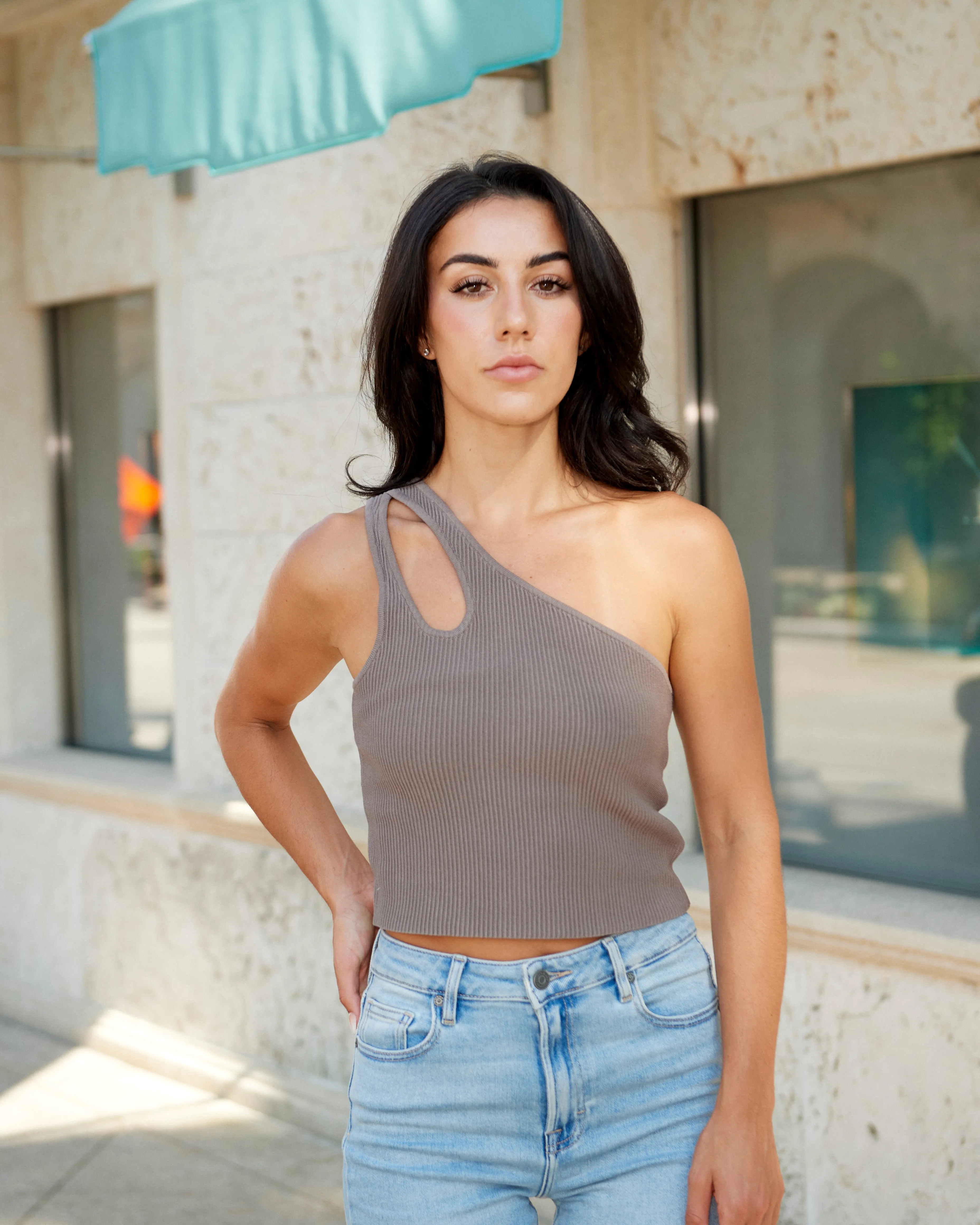 Cecilia One Shoulder Top