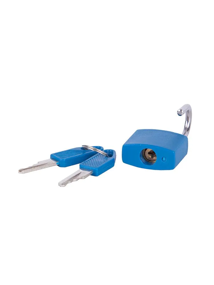 Cellini Accessories Easy Id Padlock Set  Blue
