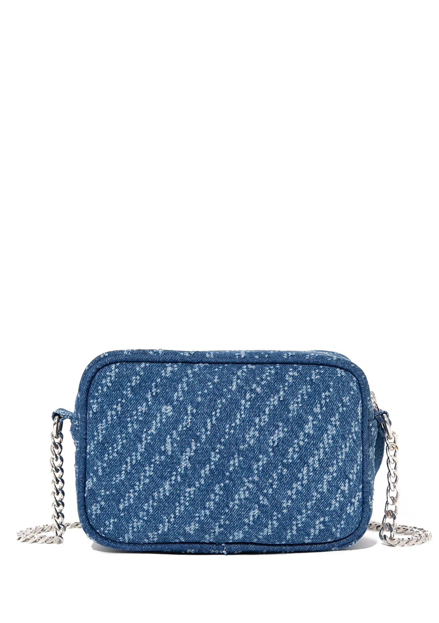 Chain Strap Detailed Indigo Bag