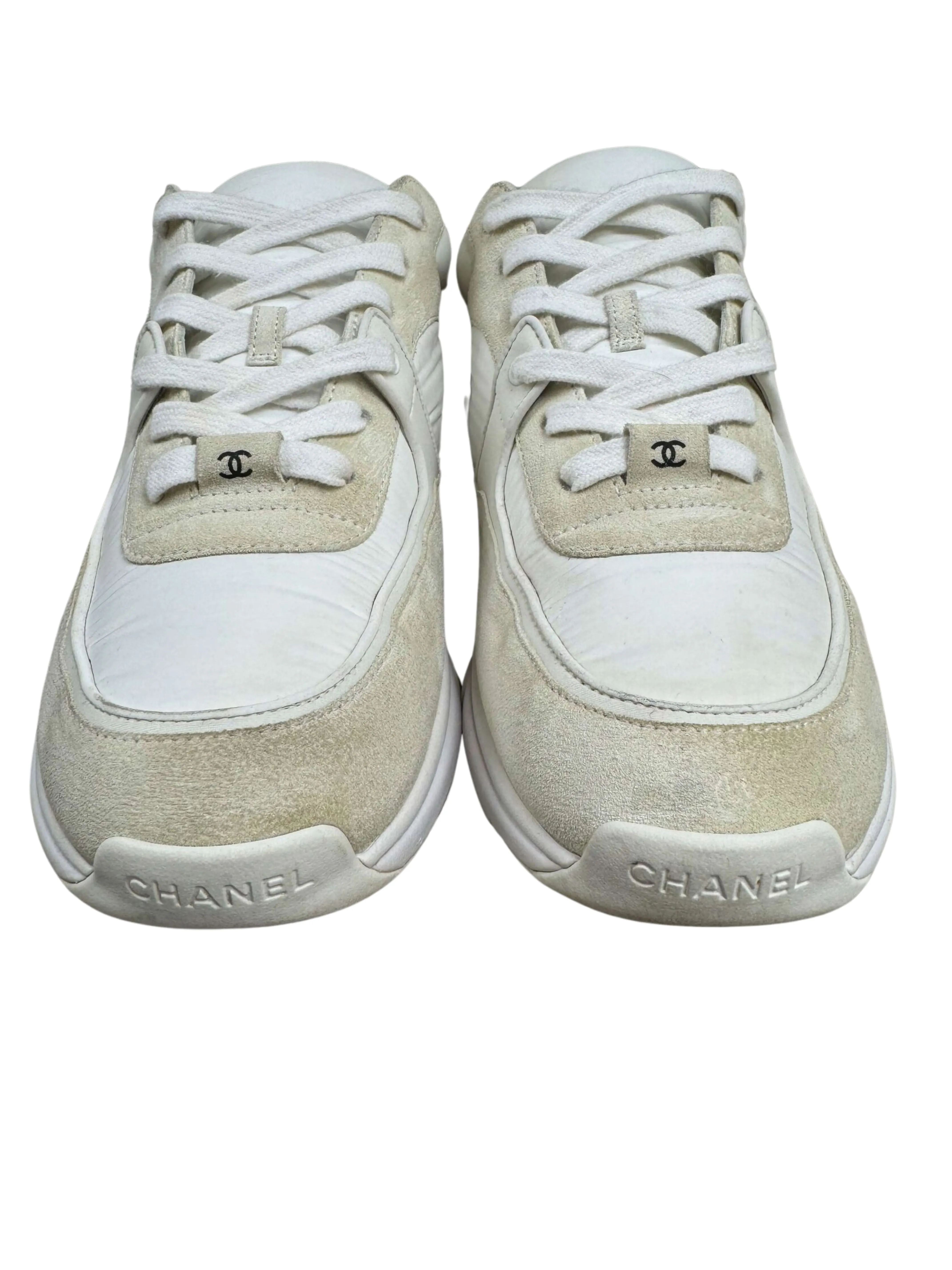 Chanel CC Runners Reflective Trainer - White