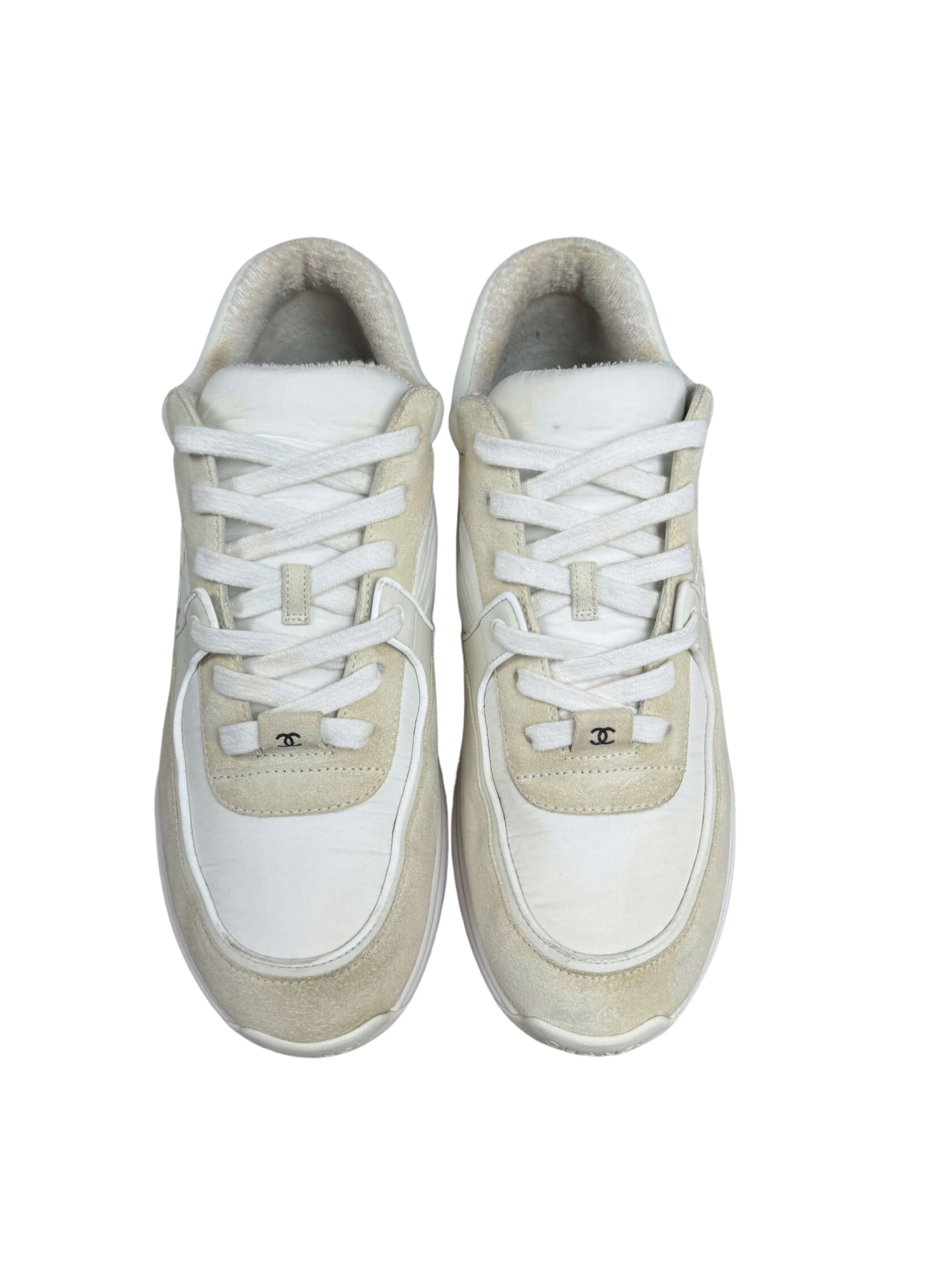 Chanel CC Runners Reflective Trainer - White