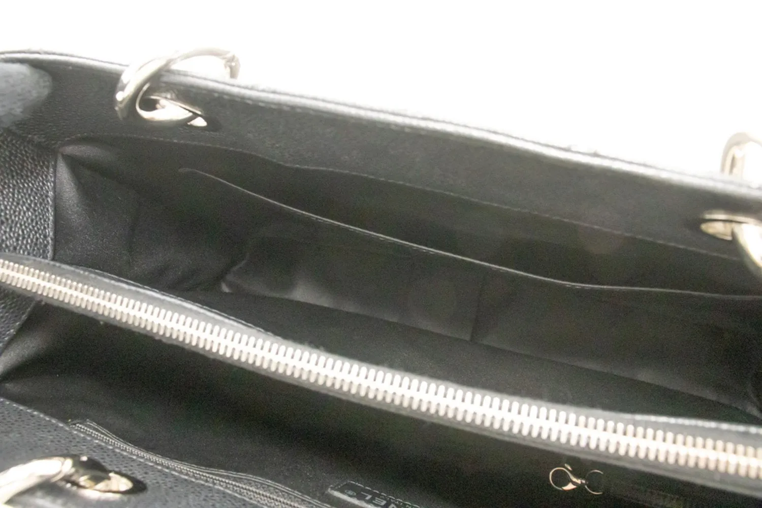 CHANEL Grained Calfskin GST 13" Grand Shopping Tote Chain Shoulder p30