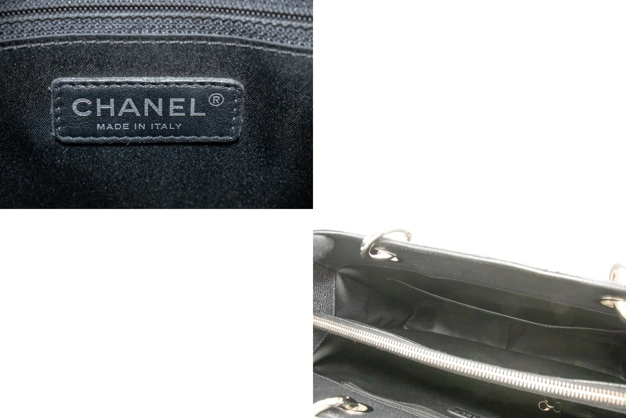 CHANEL Grained Calfskin GST 13" Grand Shopping Tote Chain Shoulder p30