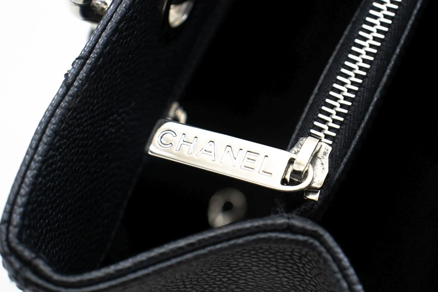 CHANEL Grained Calfskin GST 13" Grand Shopping Tote Chain Shoulder p30