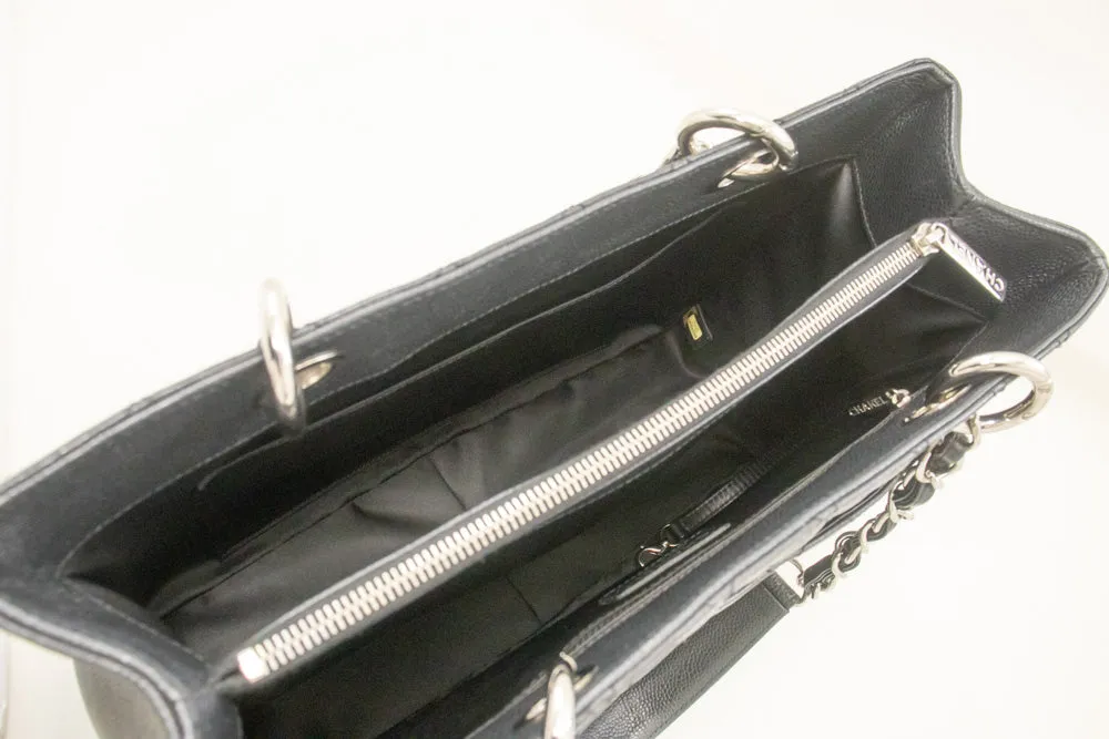 CHANEL Grained Calfskin GST 13" Grand Shopping Tote Chain Shoulder p30
