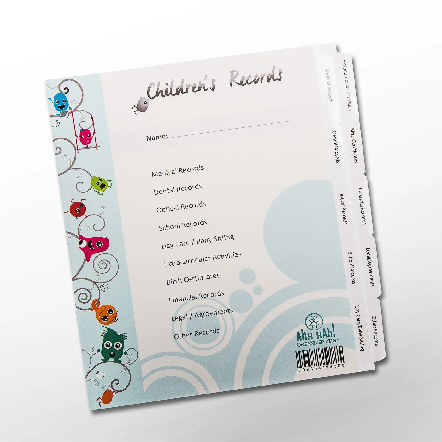 Children's Records Organizer Kit