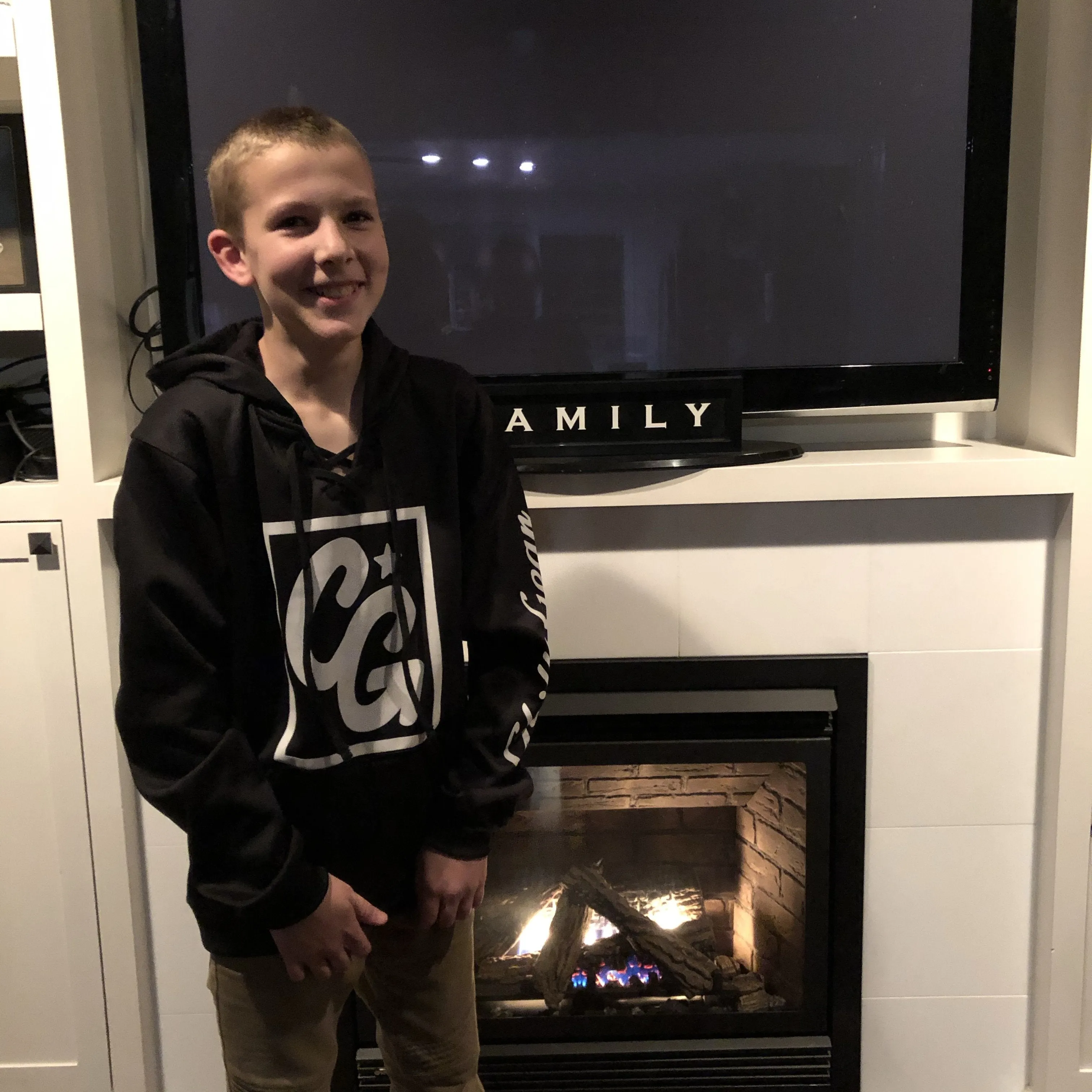 Chilly Gear Black Water Resist Hoodie
