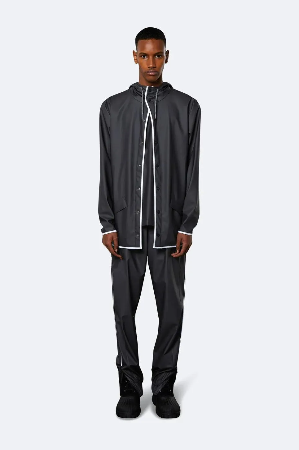 Chubasquero unisex Black Reflective