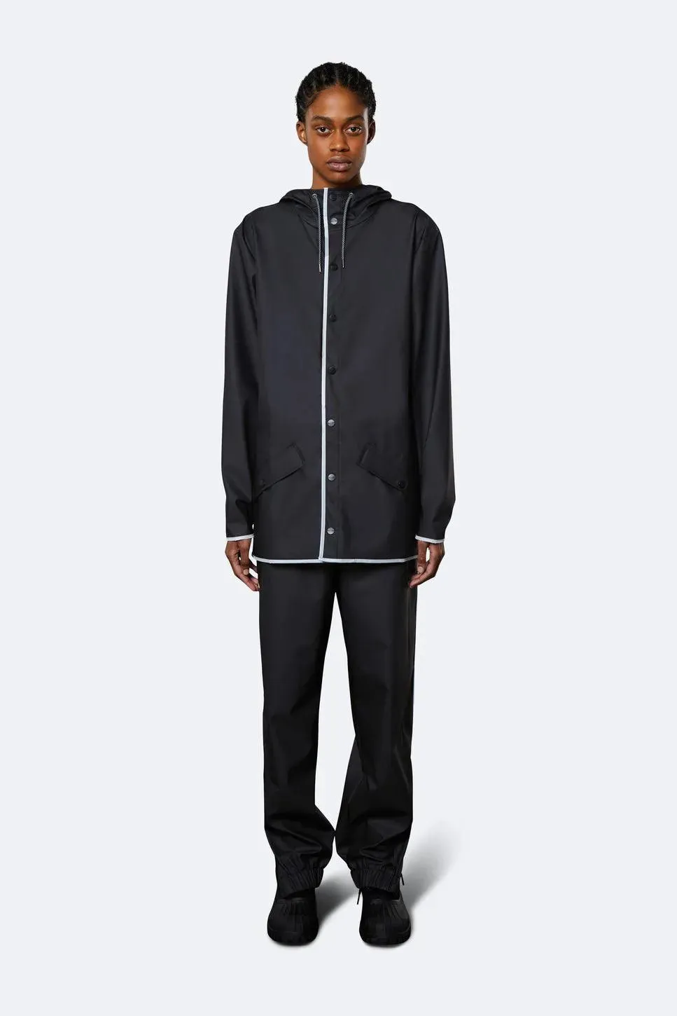 Chubasquero unisex Black Reflective
