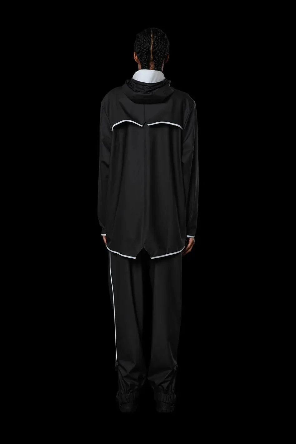 Chubasquero unisex Black Reflective