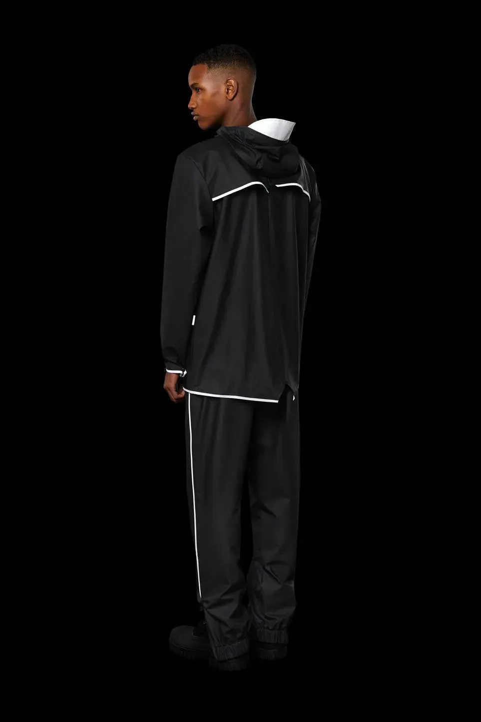 Chubasquero unisex Black Reflective