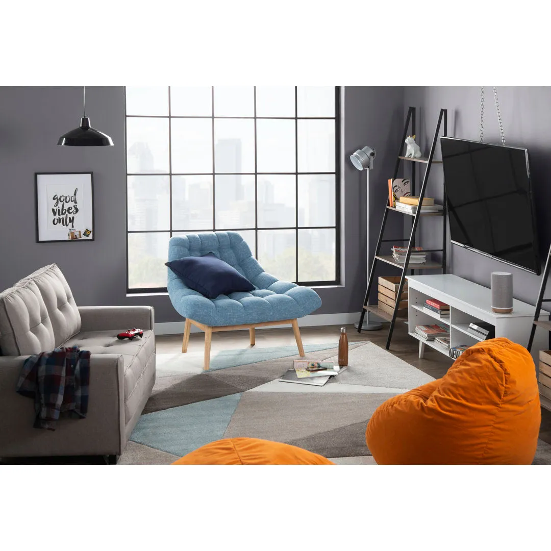Classic Bean Bag Trule Size: Medium Body Fabric: Orange Microfiber Suede Corduroy