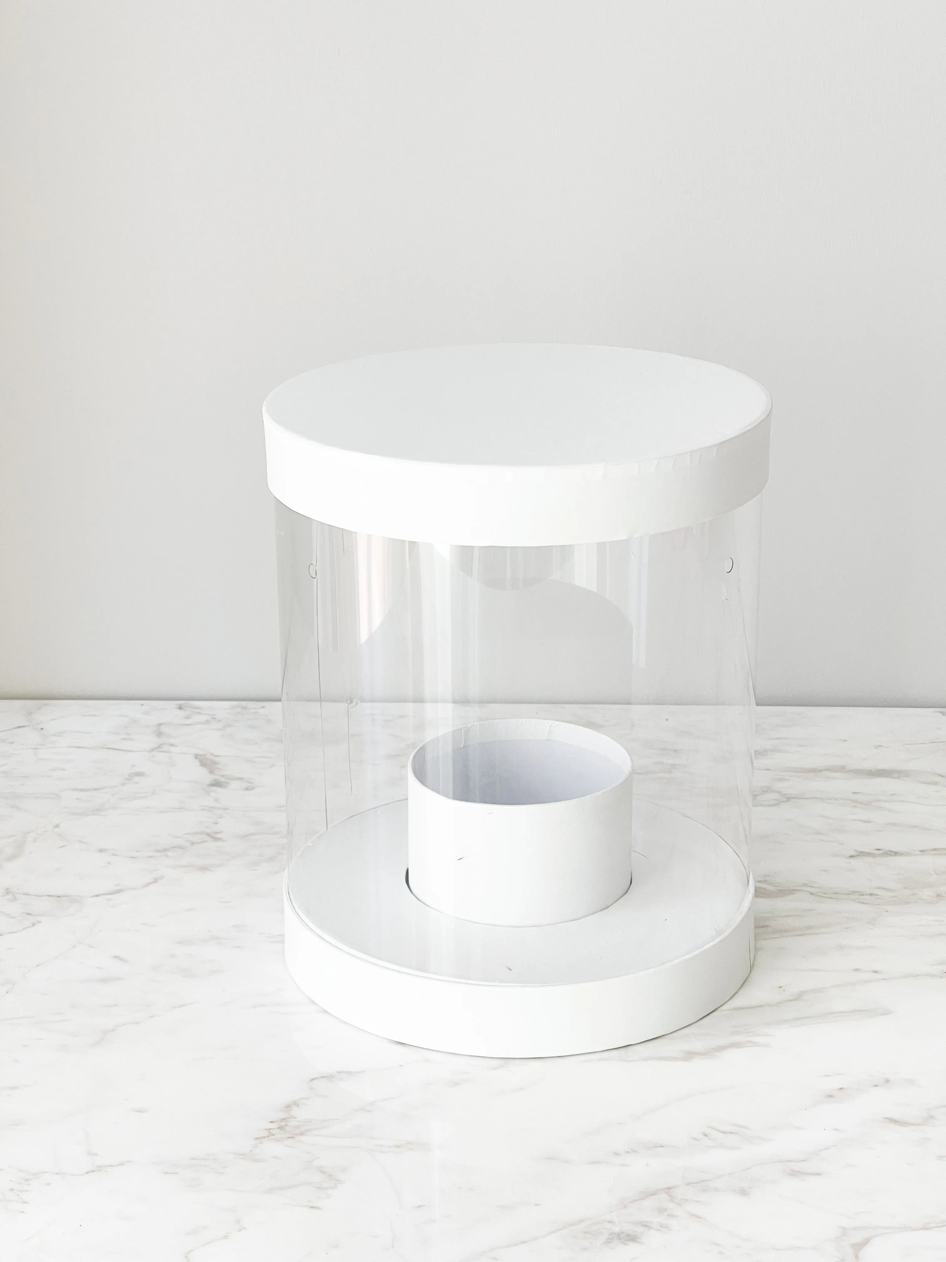 Clear Round Flower/Gift Box in various color