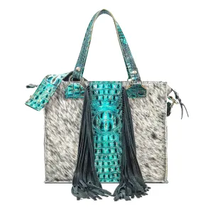 Clerk - Salt/Pepper w/ Aqua Croc