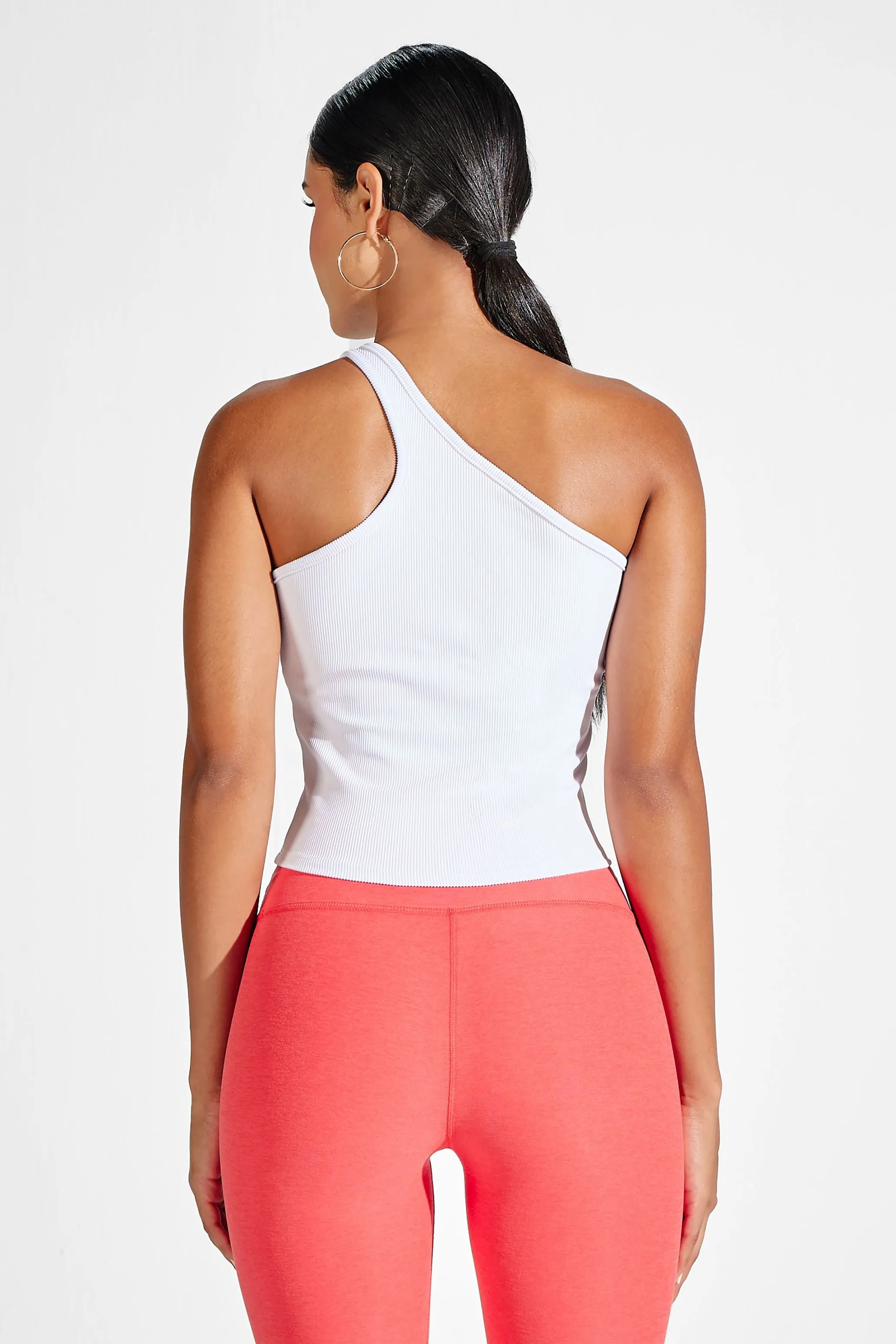 Cold Shoulder Rib Tank