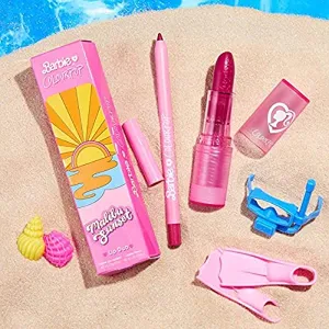 Colourpop Malibu Sunset Malibu Barbie Lipstick & Lip Liner Bundle - Set of 2 Full Size New in Box, 0.13 Ounce
