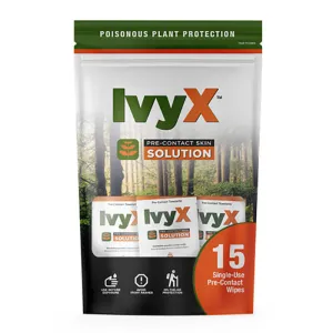 Coretex Ivy X Pre-Contact Solution Towelette 15ct Travel Bag (case)