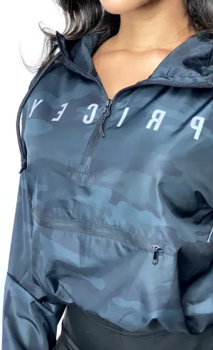 CROP CAMO WINDBREAKER