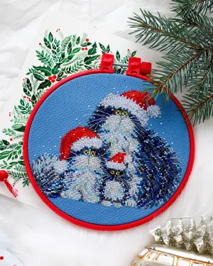 Cross-stitch kit Have you called Santa? AHM-024