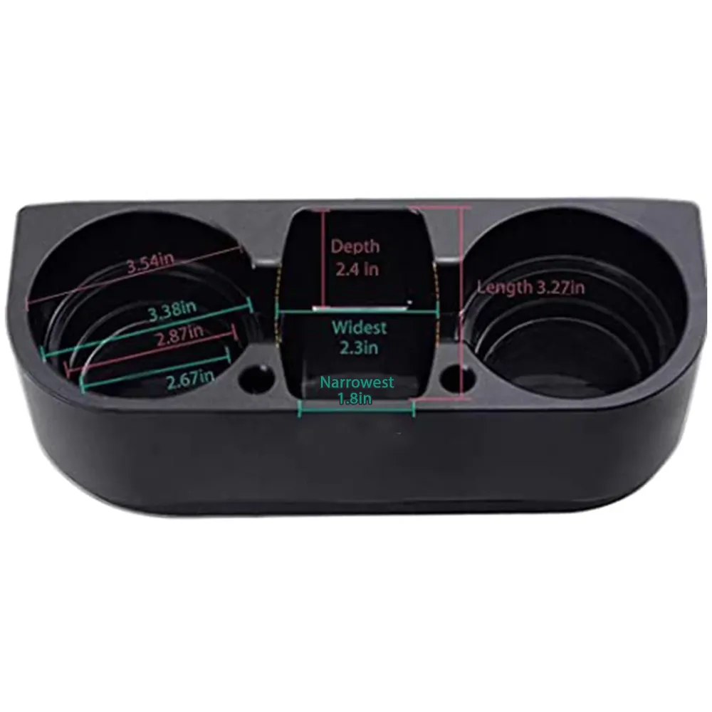 Custom Text Cup Holder Portable Multifunction, Fit with Honda, Cup Holder Expander for Car, Vehicle Seat Cup Cell Phone Drinks Holder Box Car Interior Organizer