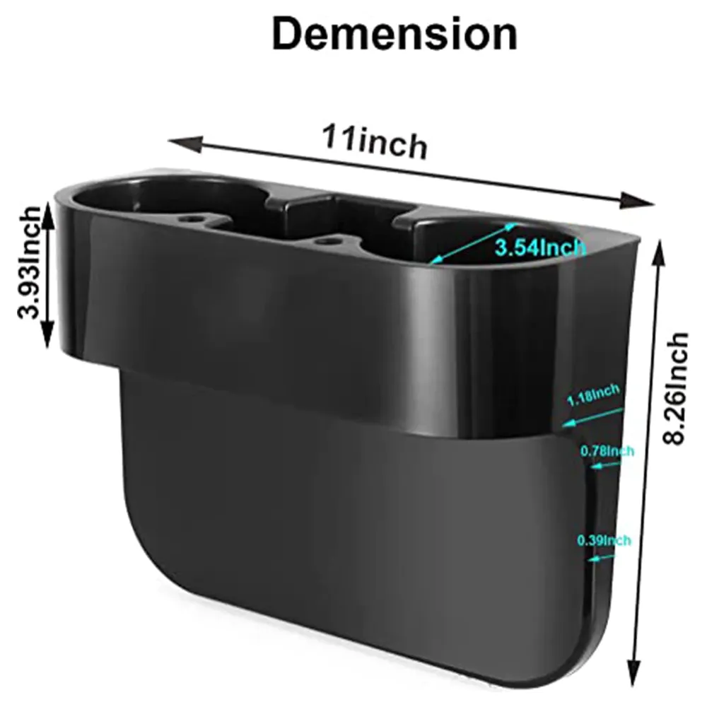 Custom Text Cup Holder Portable Multifunction, Fit with Honda, Cup Holder Expander for Car, Vehicle Seat Cup Cell Phone Drinks Holder Box Car Interior Organizer