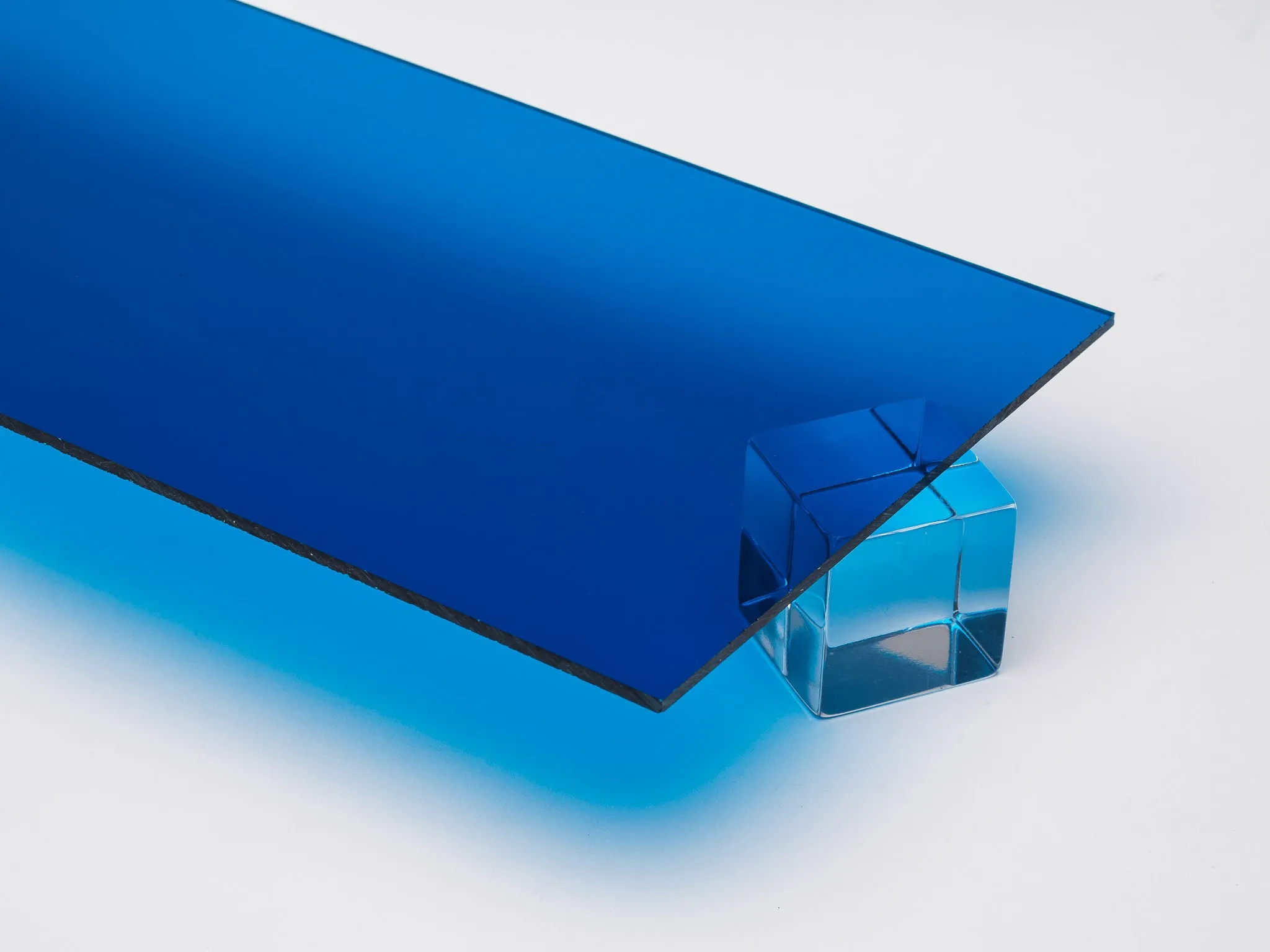 Dark Blue Transparent Acrylic Sheet