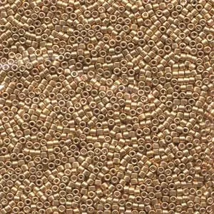 DB 410, Galvanized Yellow Gold,  Miyuki Delica Beads, Size 11, 5 grams - Seed Bead - Retail & Wholesale