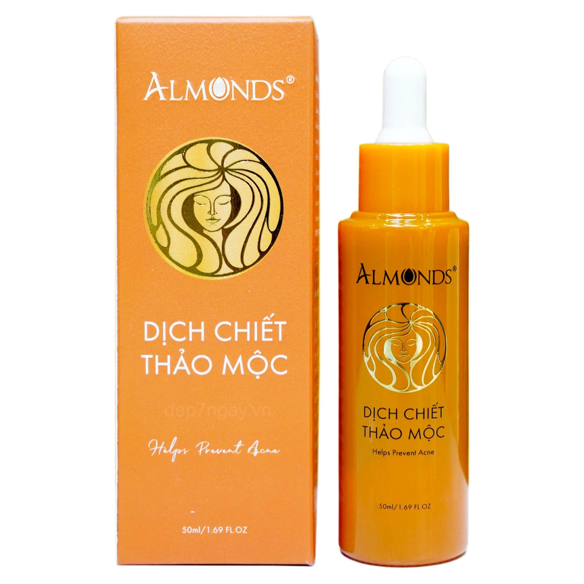 Dịch Chiết Thảo Mộc Loại Bỏ Các Loại Mụn Almonds 50ml