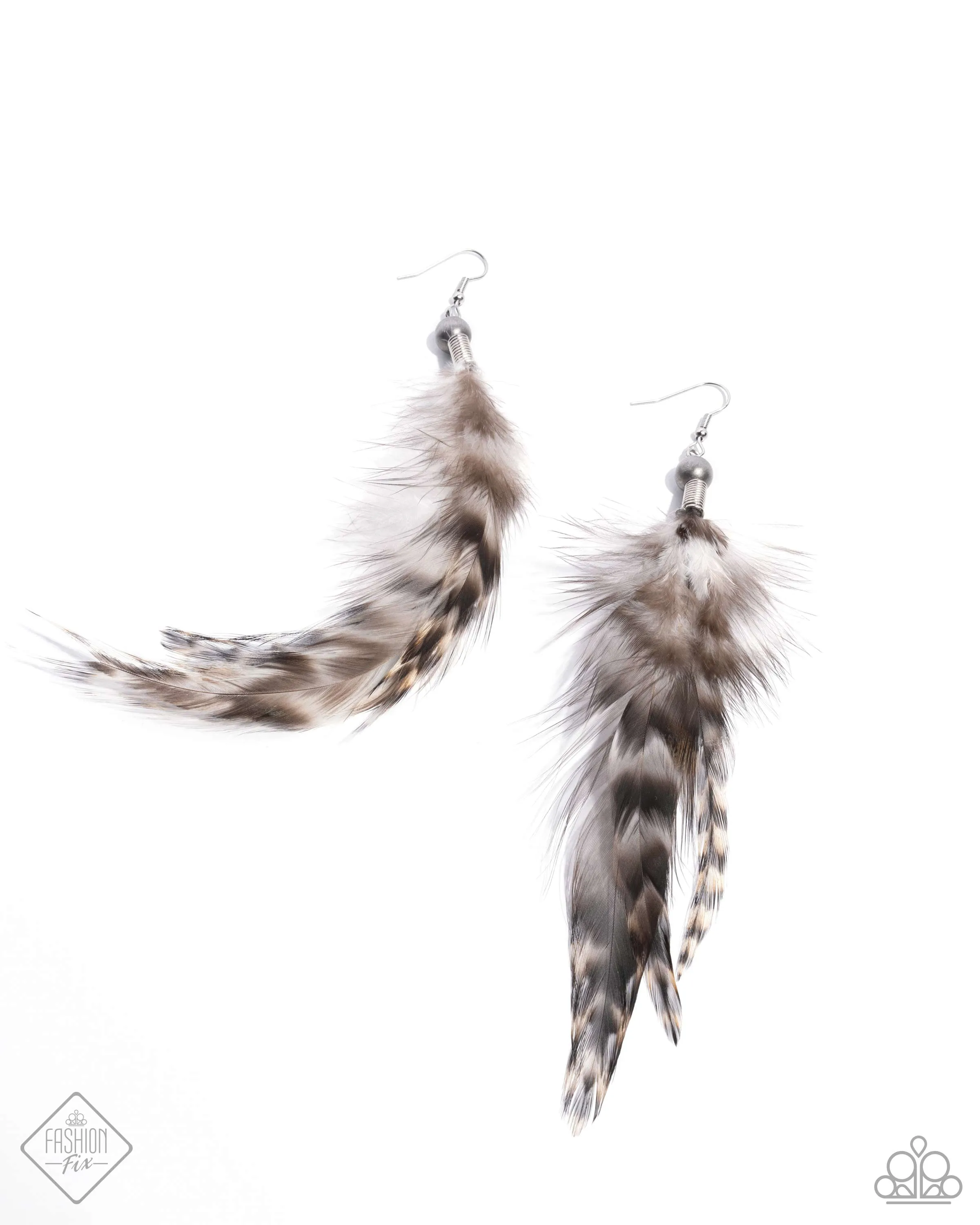 Delicate Desert - Brown - Paparazzi Fishhook Earrings - August 2024 Simply Santa Fe