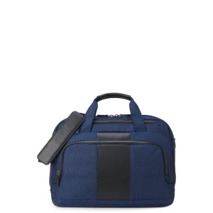 Delsey Wagram 1 Comparment Satchel Breifecase 15.6 inch Navy Blue - 00119916002