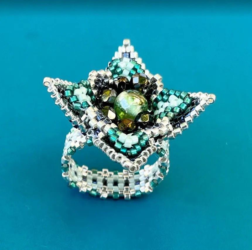 DIY Pattern - Bague FLOWER 3D