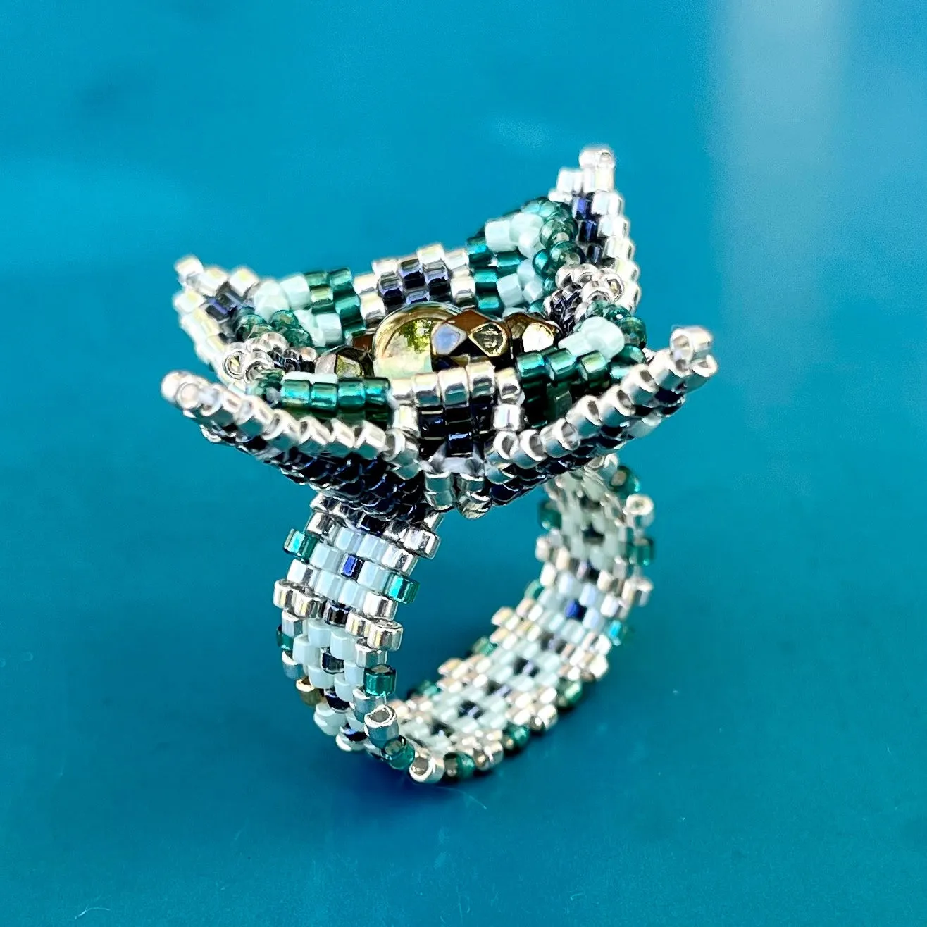 DIY Pattern - Bague FLOWER 3D
