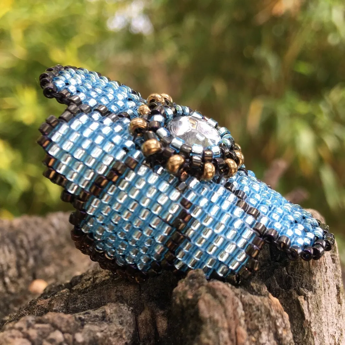 DIY Pattern - Bague Maxi Fleur Ciel