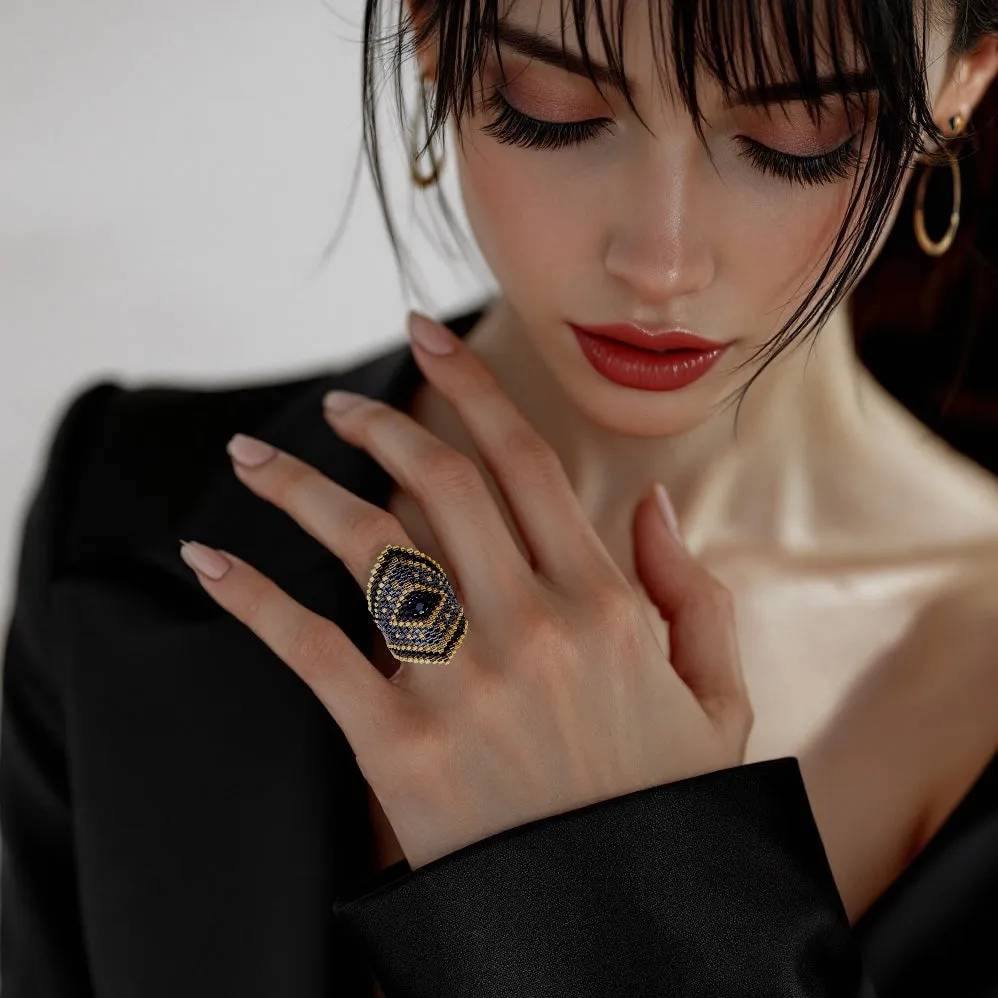 DIY Pattern - Bague Morelia losange