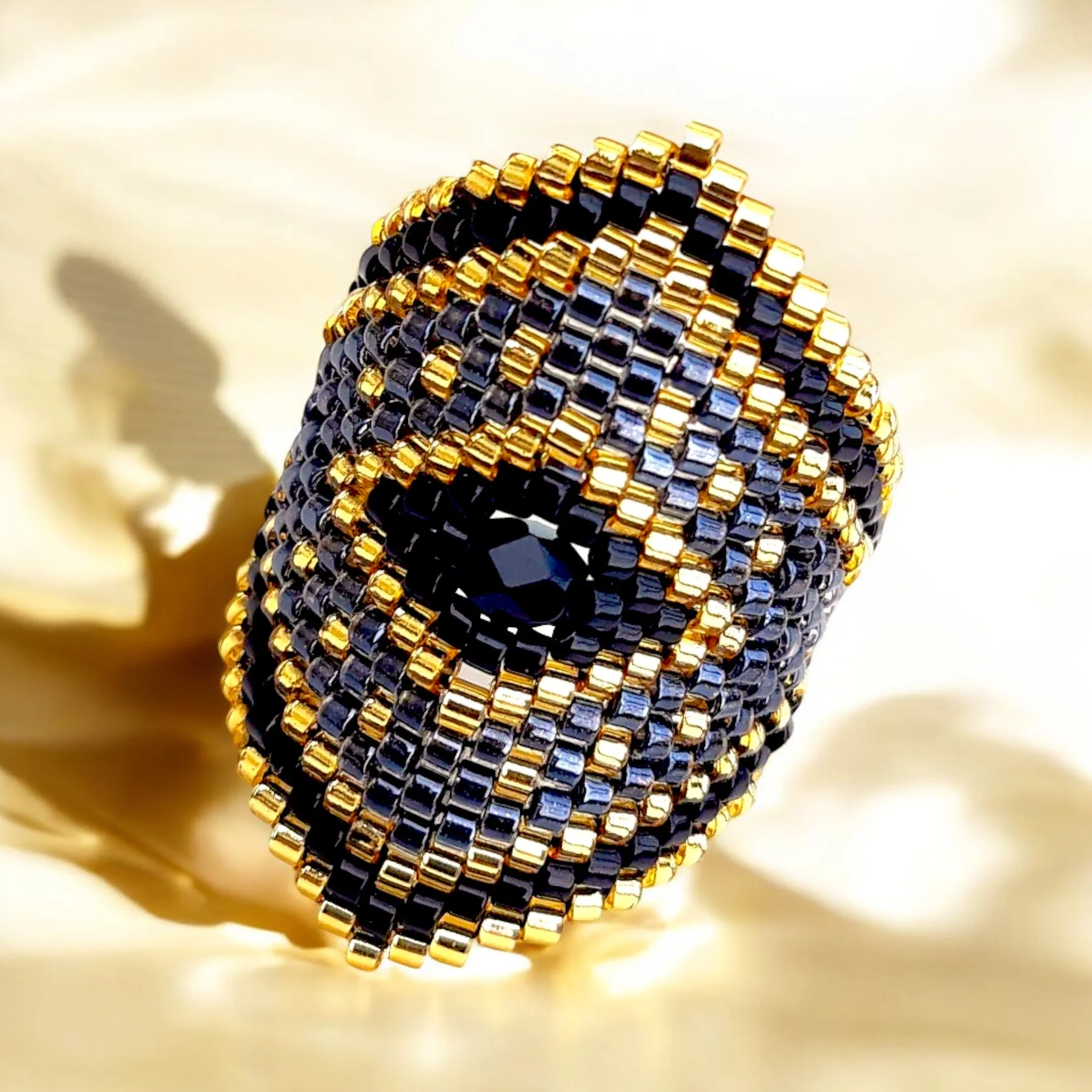 DIY Pattern - Bague Morelia losange