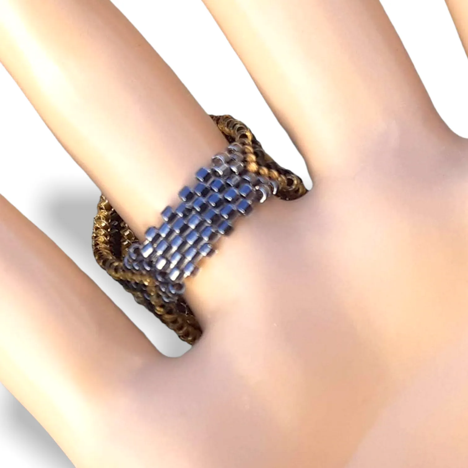 DIY Pattern - Bague Morelia losange