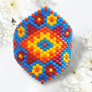 DIY Pattern - Bague UXMAL BLEUE
