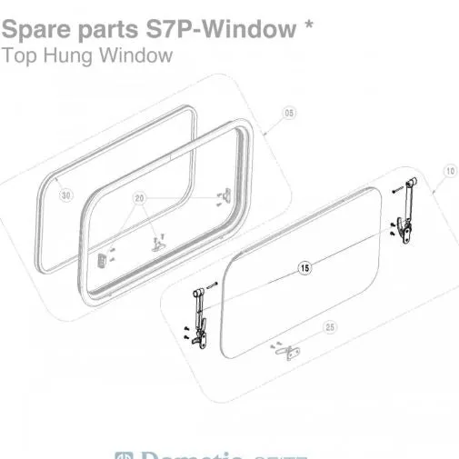 Dometic Window Stay (Pair) S7P 400mm