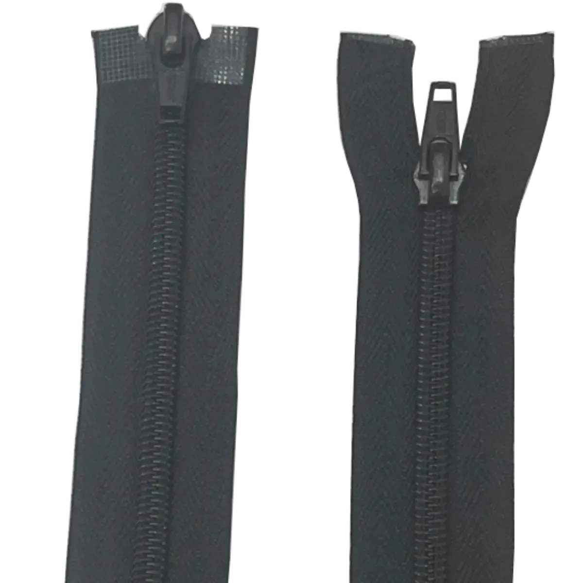 Double Slider Nylon/Plastic 2 Way Zip - With Metal Sliders 27" (68cm)