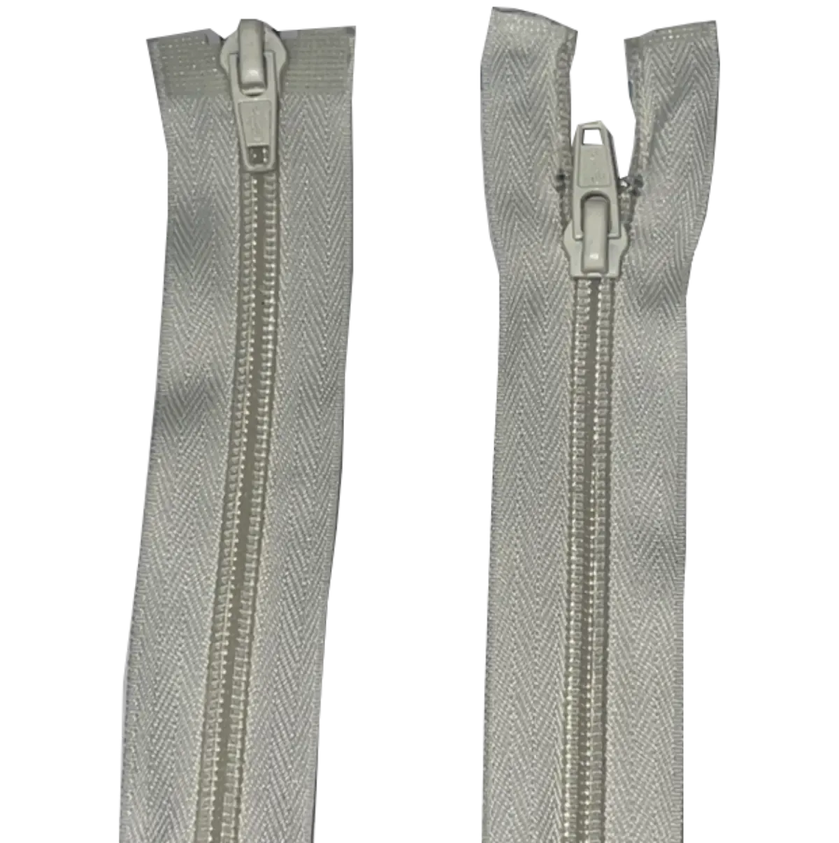 Double Slider Nylon/Plastic 2 Way Zip - With Metal Sliders 27" (68cm)
