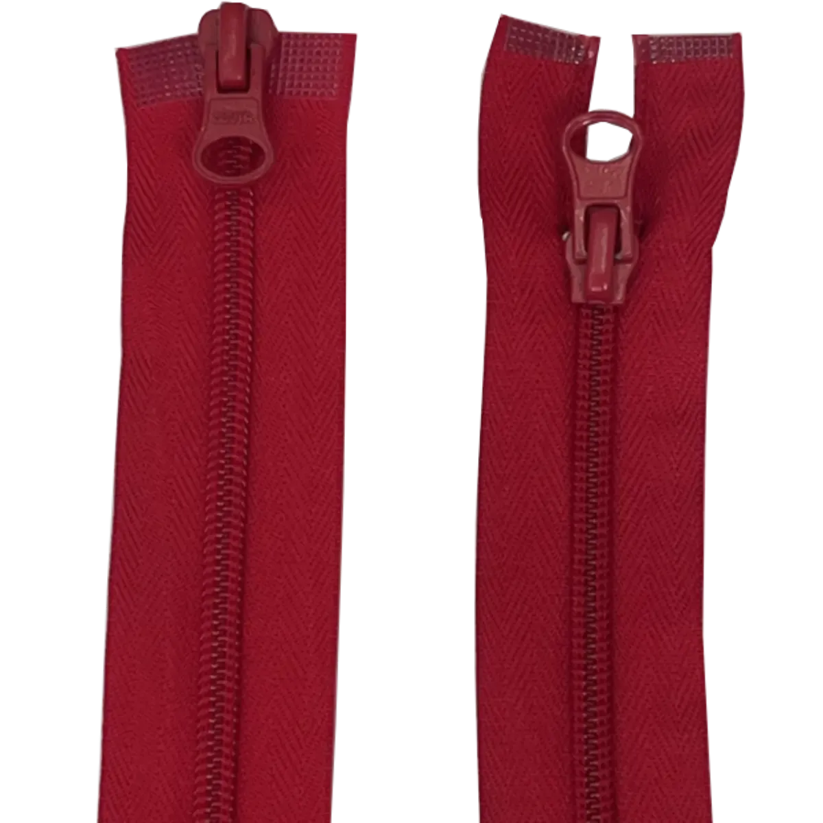 Double Slider Nylon/Plastic 2 Way Zip - With Metal Sliders 27" (68cm)