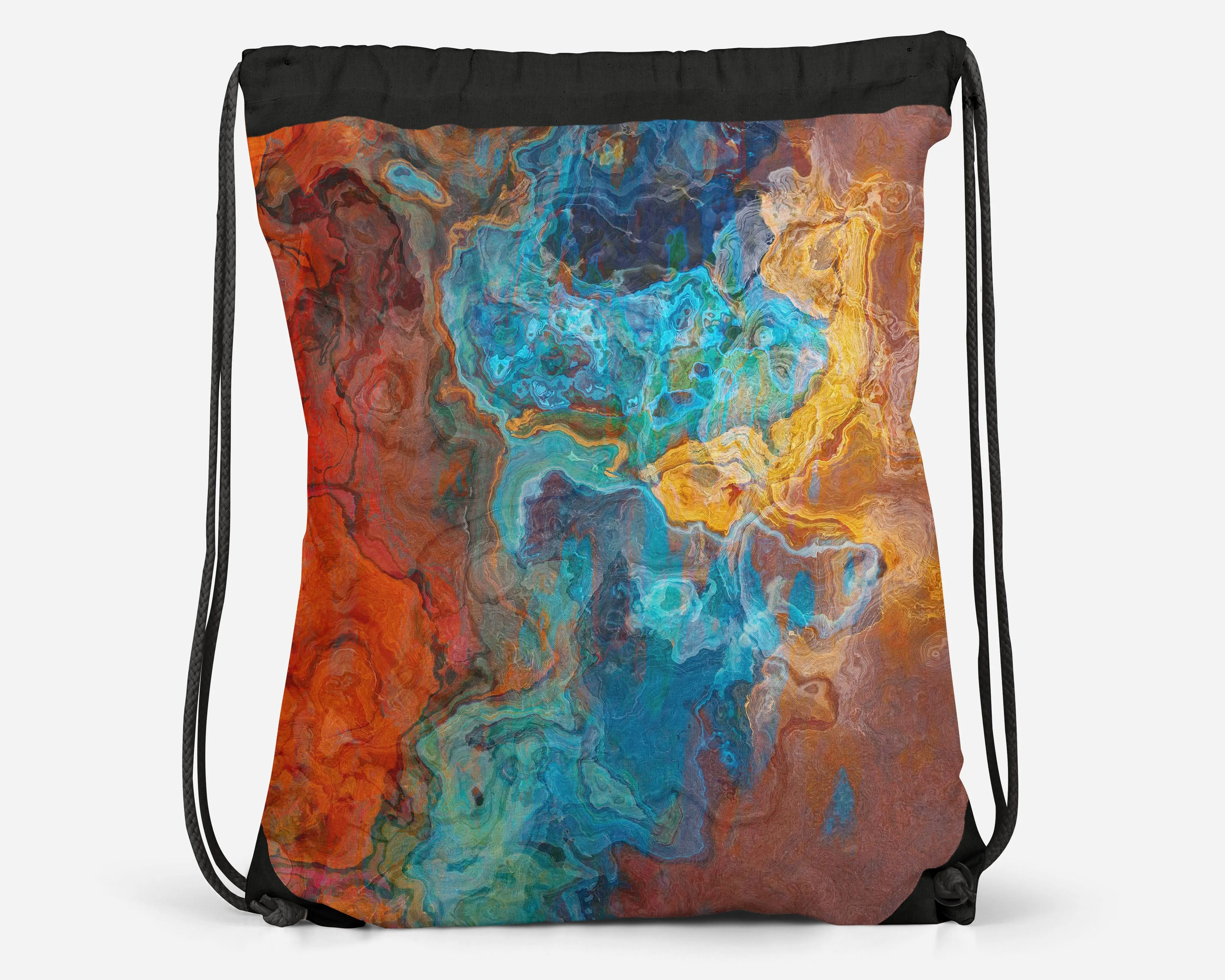 Drawstring Sling Bag, Sedona Sunrise