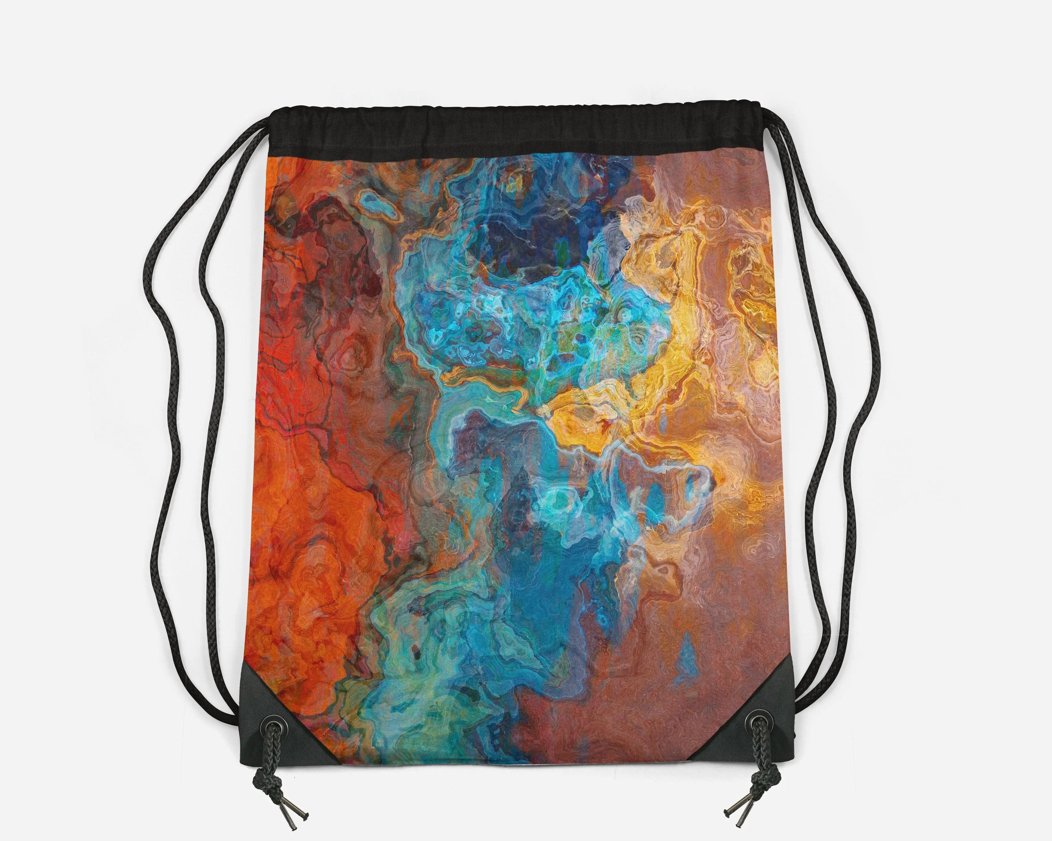 Drawstring Sling Bag, Sedona Sunrise