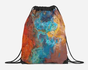 Drawstring Sling Bag, Sedona Sunrise