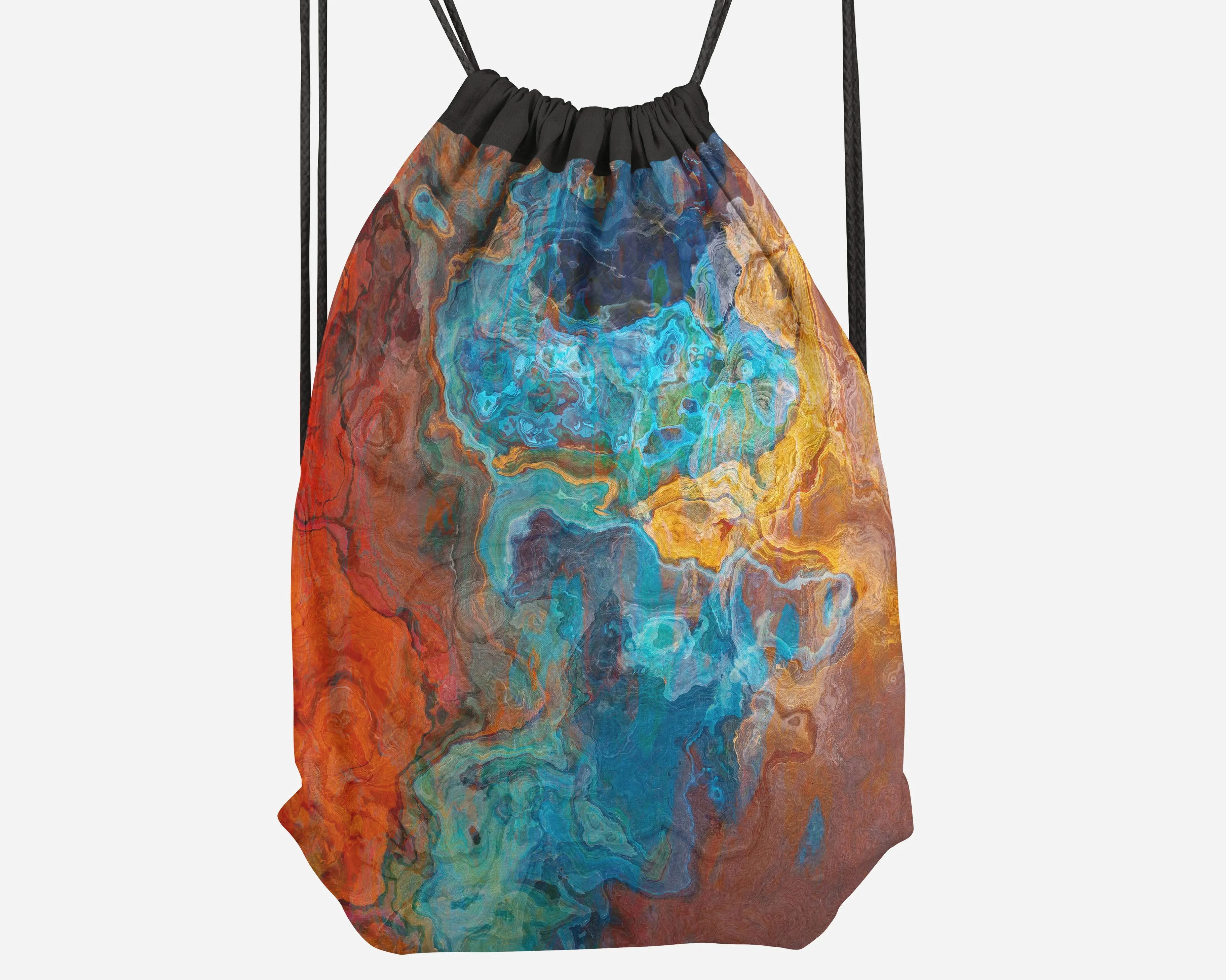 Drawstring Sling Bag, Sedona Sunrise